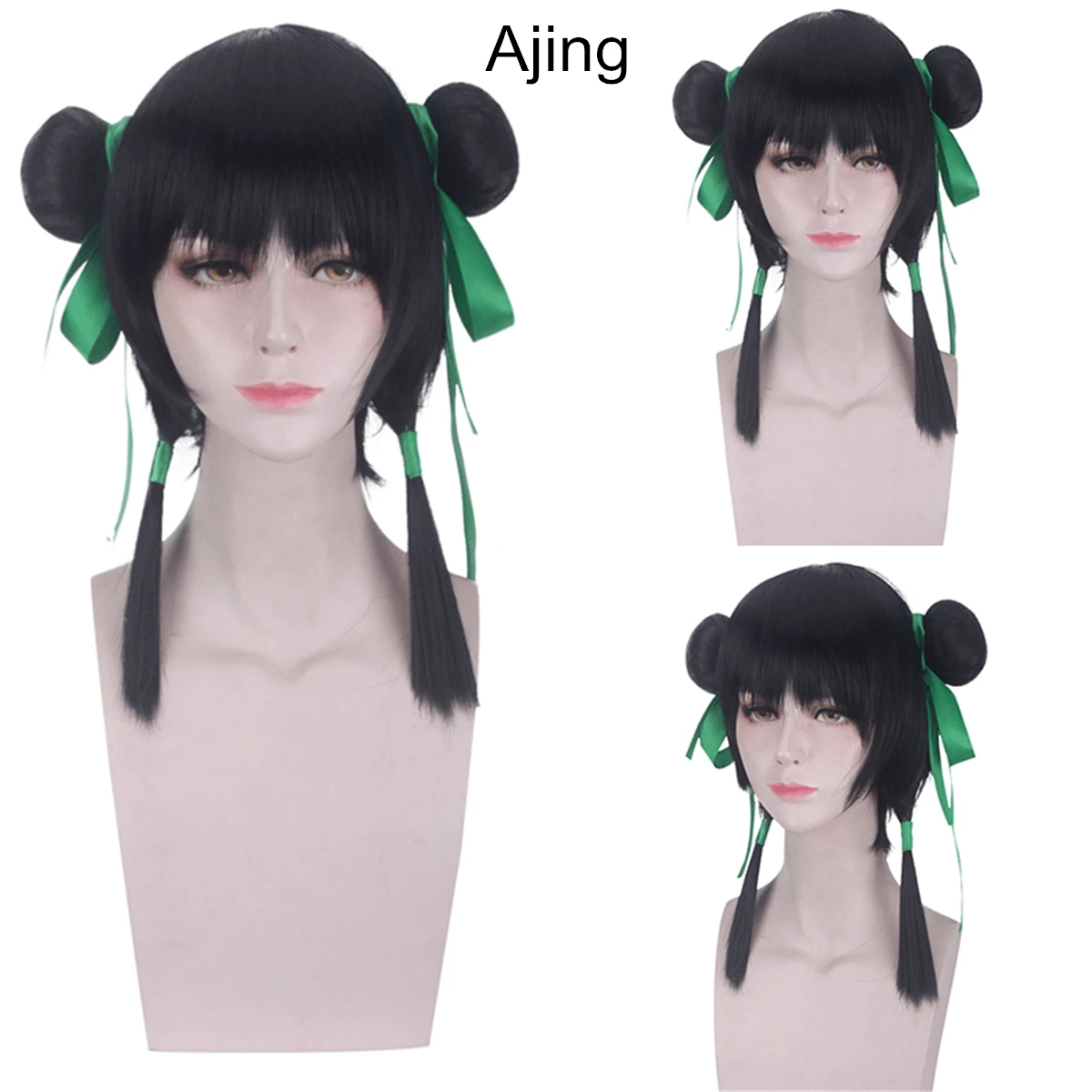 Wei Wuxian Jiangcheng Lan Wangji Wig Cosplay Mo Xuanyu Mo Dao Zu Shi Anime Grandmaster of Demonic Cultivation Cosplay Halloween