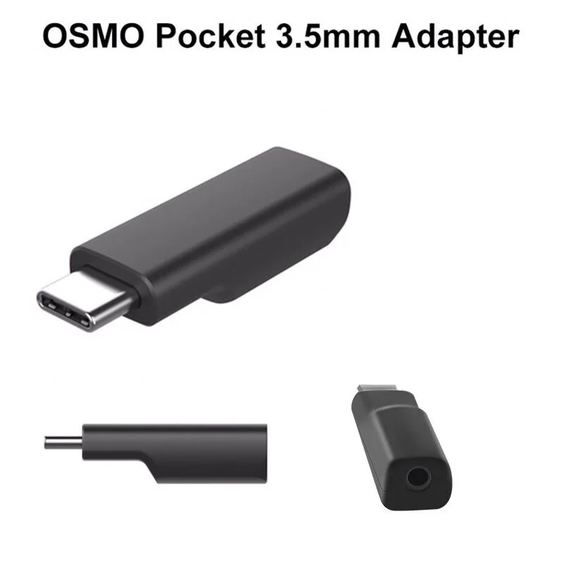 USB-C до 3,5 мм микрофон адаптер Карманный аудио адаптер для DJI Osmo Карманный конвертер для микрофона