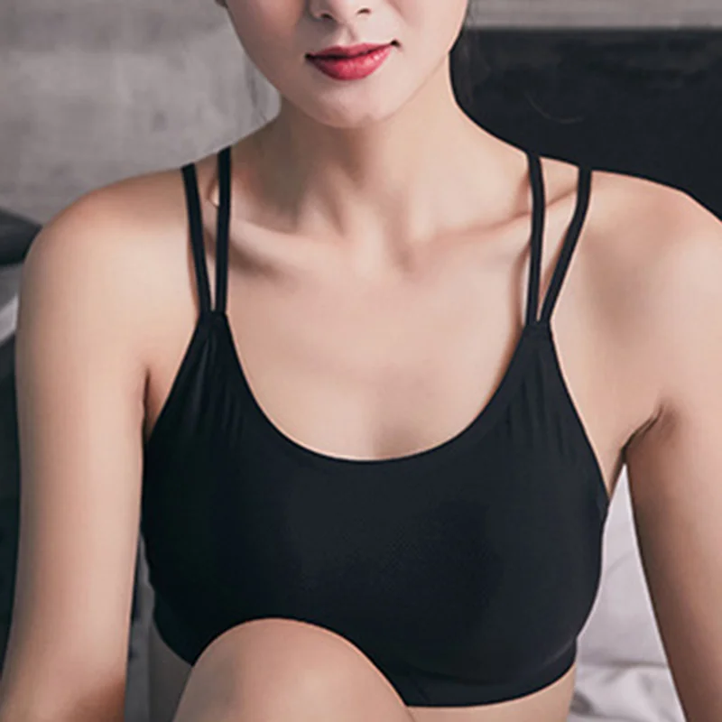 

Женский бесшовный бюстгальтер из ледяного шелка, дышащий спортивный бюстгальтер с полным покрытием, женское нижнее белье, бюстгальтеры