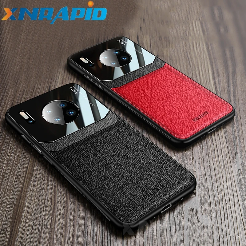 Принципиально кожаный чехол для huawei Коврики 20 30 Pro P20 P30 Lite Nova 3 4e 5i Coque honor 10 V10 V20 8X 9X