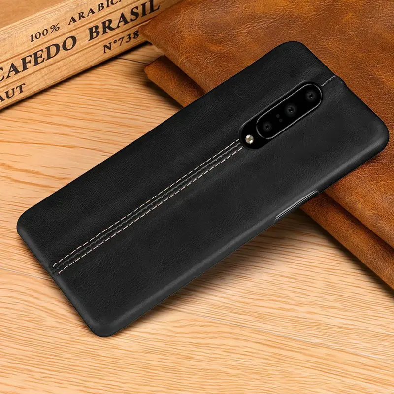 Oneplus 7 Pro Чехол для Oneplus7 Pro натуральная кожа задняя крышка Oneplus 6 T Oneplus6 T настоящий кожаный бампер чехол Oneplus 6 Funda