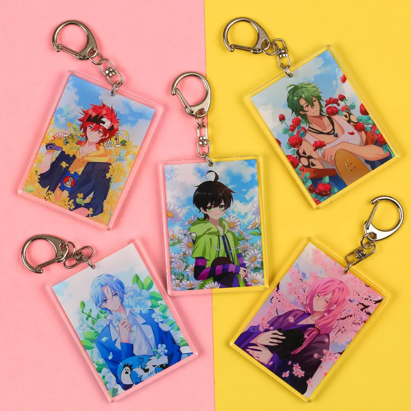 

Anime SK8 the Infinity Keychains Figure Cosplay Reki Kyan Langa Hasegawa Miya Cheery Blossom Key Ring Fans Collection Props Gift