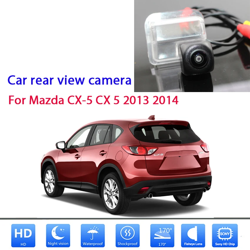 Автомобильная камера заднего вида для Mazda CX-5 CX 5 2013 2014 ночного видения парковки