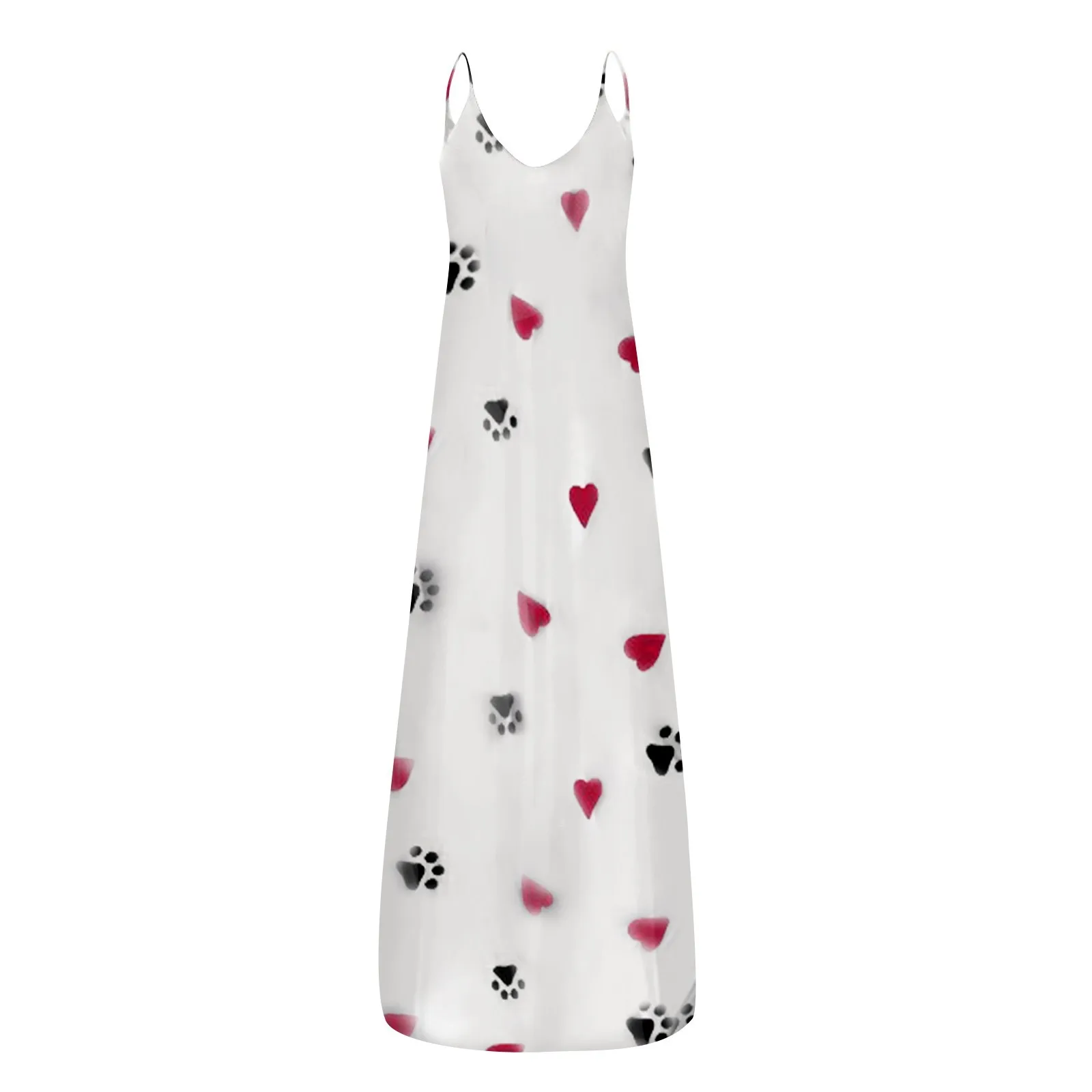 

40# vintage Butterfly Printing Boho straight dress for woman V-neck strap Sexy dress 2021 Sleeveless Dress women summer