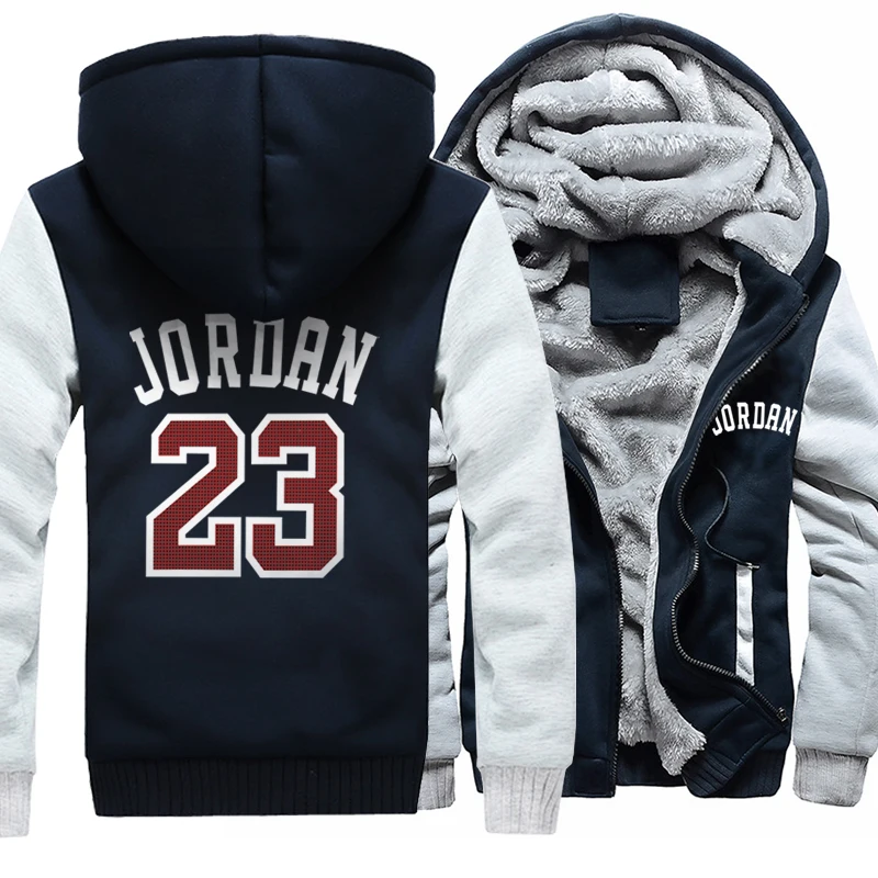 Мужские толстовки с капюшоном Jordan 23 Dikke Jas 2019 зимние реглан мужская уличная одежда