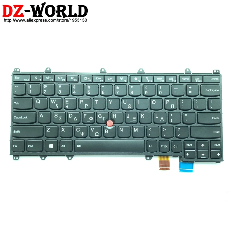 Новая Оригинальная греческая клавиатура GRK с подсветкой для ноутбука Lenovo Thinkpad Yoga