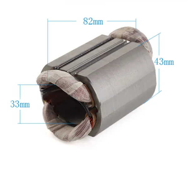 Stator Field AC220-240V арматура ротора Замена для MAKITA 510107-9 9557NB 9558HN 9557HN 9558NBR 9556HNG аксессуары для электроинструмента - Цвет: Stator Field