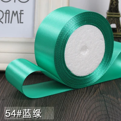 (25 yards/roll) blue Silk Satin Ribbon Wedding Party Decoration Gift Wrapping Christmas Sewing Fabric Hand DIY 22meter | Дом и сад