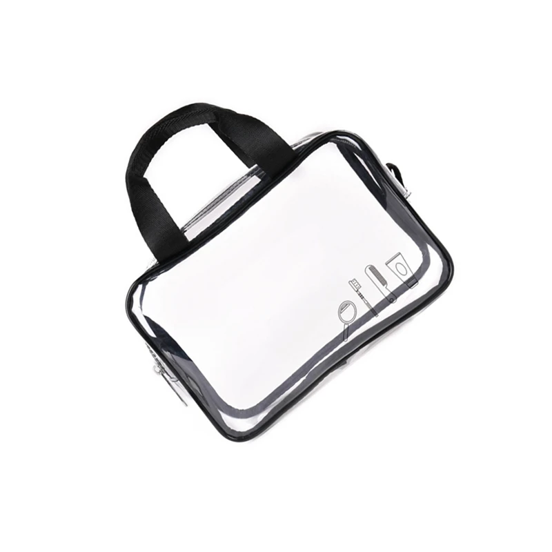 

Transparent Waterproof Beauty Cosmetics Women's Transparent PVC Multi-function Cosmetic Bag Travel Accessories
