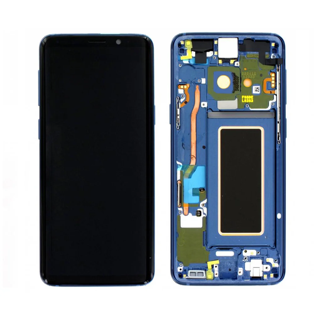 Pantalla LCD Original para Samsung Galaxy S9, Marco digitalizador con pantalla t&aacute;ctil, Calidad A +-4