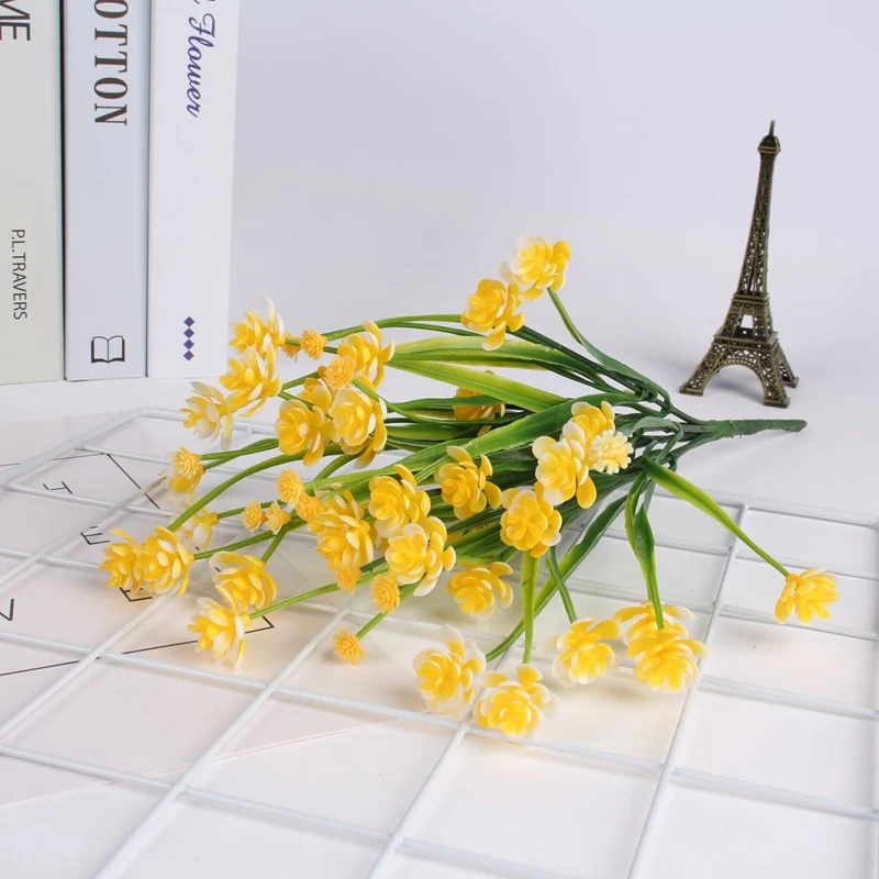 Цветные искусственные цветы для свадьбы искусственный цветок красивый