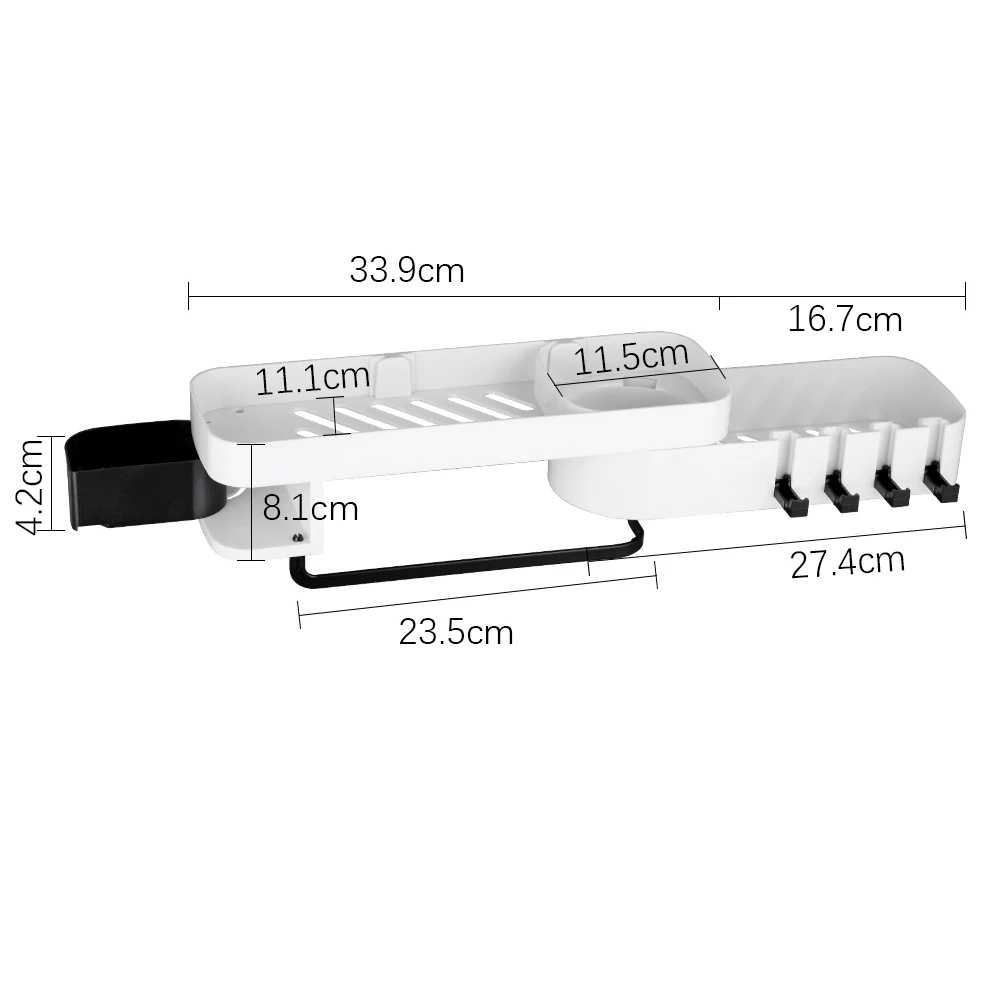 Угловой Органайзер для ванной комнаты полка подставка шампуня