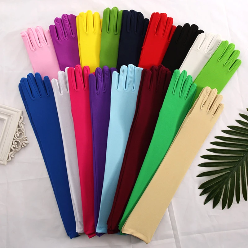 Женские перчатки с длинным рукавом зимние для свадебной вечеринки новинка