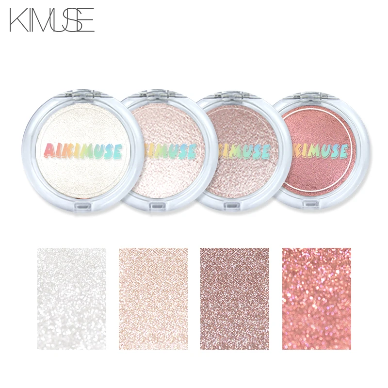 KIMUSE Illuminator, светящийся Хайлайтер для лица, контур, золотой, стойкий, Осветляющий, бронзер, макияж, мерцающая пудра, хайлайтер, палитра