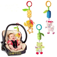 2021 new baby cot buggy pram car seat revolving hanging rattles dangle toy baby rattles mobiles handbell toys for children