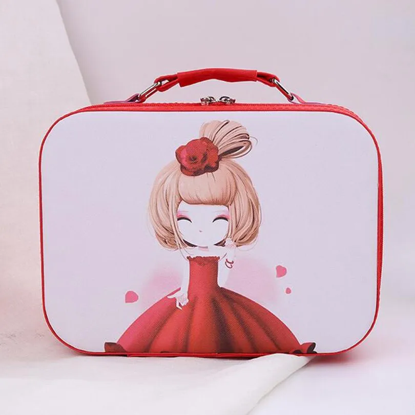 

Картонный чехол для женщин, профессиональный органайзер для путешествий, коробка для косметики, Сумка Для Хранения Туалетных принадлежнос...