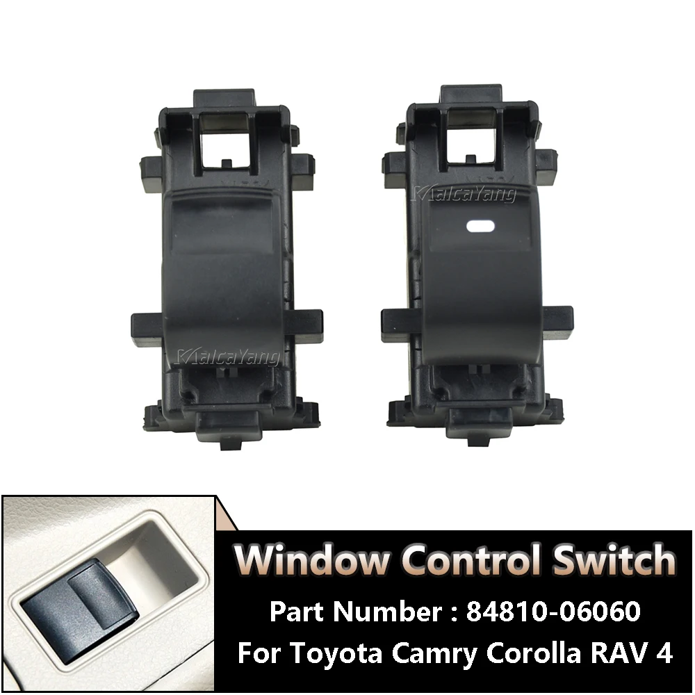 

Для Toyota Camry Yaris Corolla RAV4 III IV 2005-2016 переключатель стеклоподъемника пассажира Боковая кнопка управления 84810-06060 84810-02050