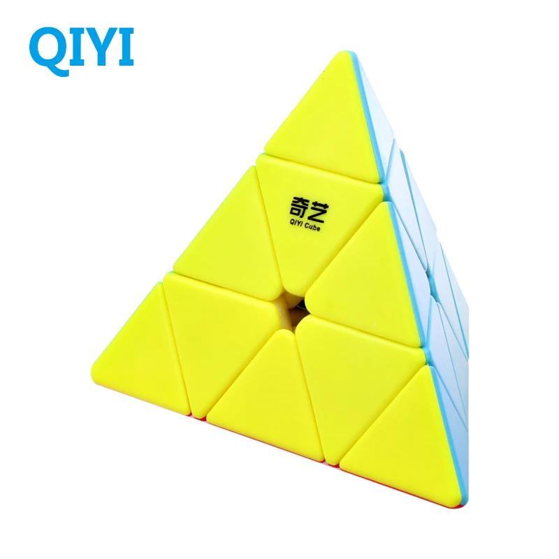 QiYi Qiming 3x3x3 магические Кубики пирамиды скоростные кубики профессиональный кубик