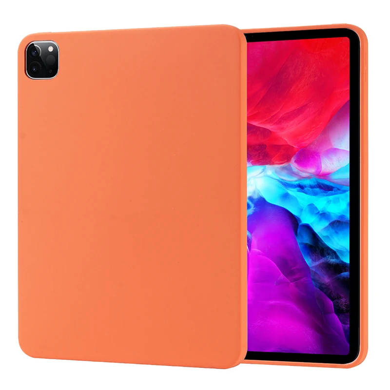 Чехол из жидкого силикона для iPad Pro 2020 12 9 дюйма противоударный чехол 2018 2019 мягкий |