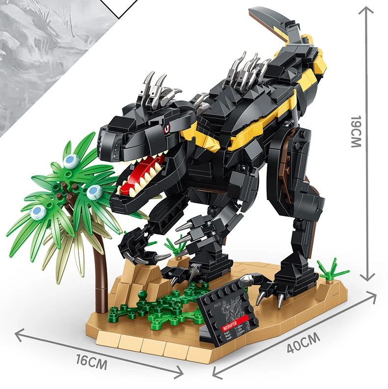 

MOC Jurassic Dinosaur Animal World Park Kits Building Blocks Creator Static Model Bricks DIY Educational Toys for Children Gifts