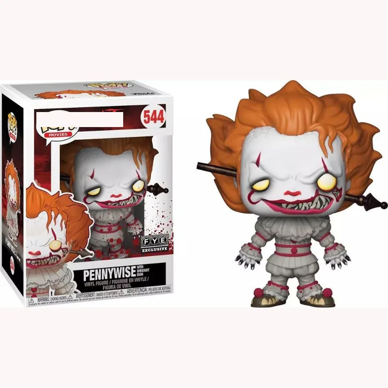 Тематическая экшн фигурка поп IT Pennywise & Чаки игрушка Клоун аниме модель из ПВХ