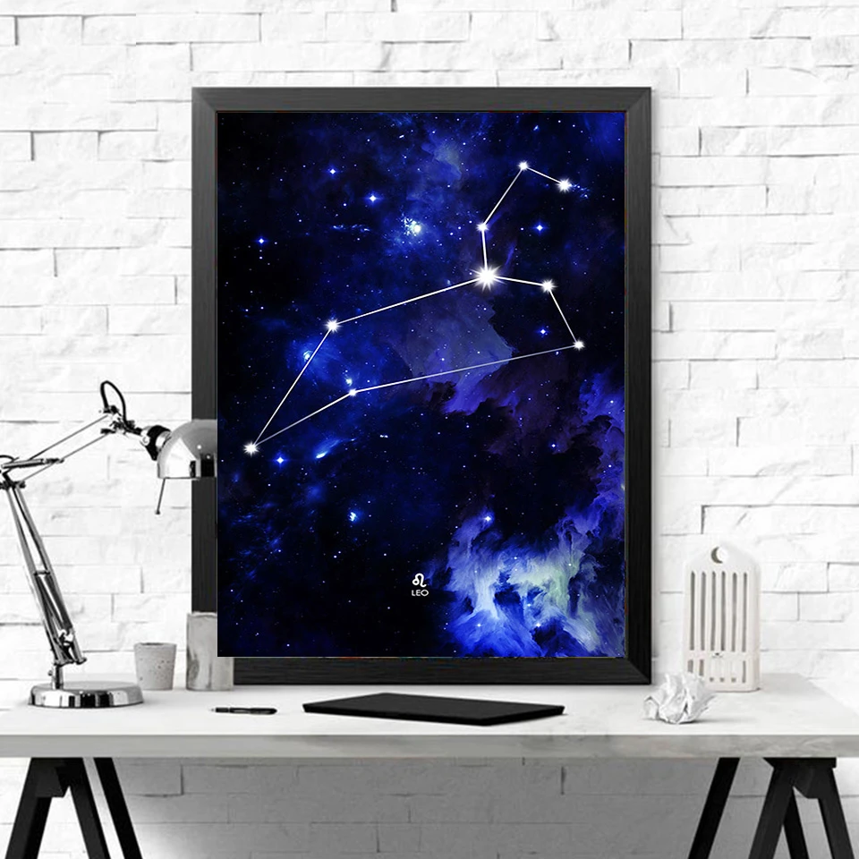

DIY 5D Diamond Painting Constellations Diamond Mosaic Starry Night Cross Stitch Kits Rhinestone Embroidery Art Home Decor