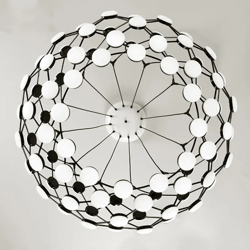 IKVVT современный акриловый светодиодный подвесной светильник сетчатая карманная