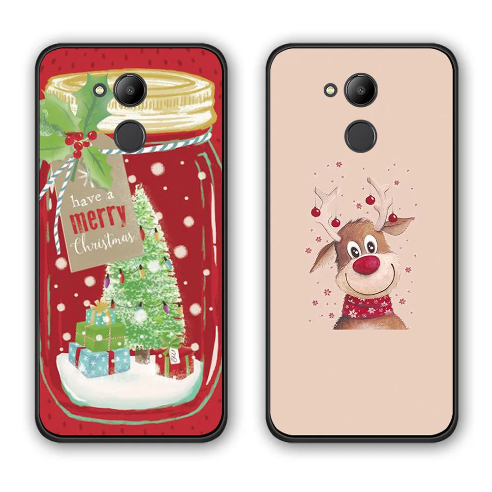 Рождественские силиконовые чехлы для Huawei Honor V8 V9 V10 V20 Play 20Pro 10i 20i 8 8X 9 10 20 Lite |
