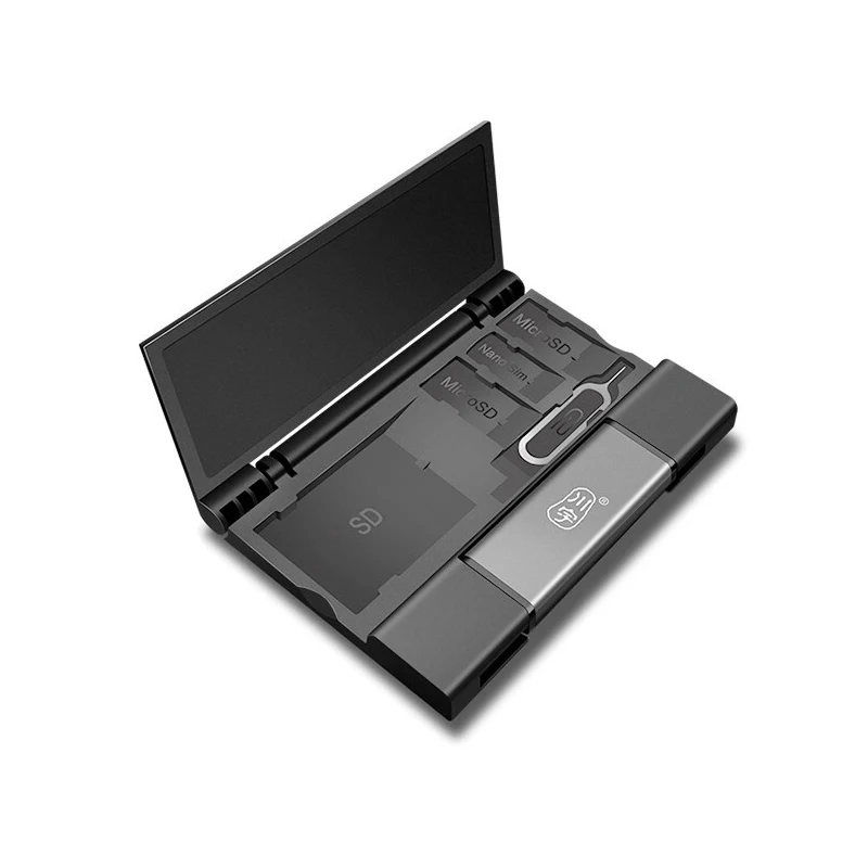 Кардридер Kawau USB для карт памяти OTG Многофункциональный кардридер SD TF слот двух