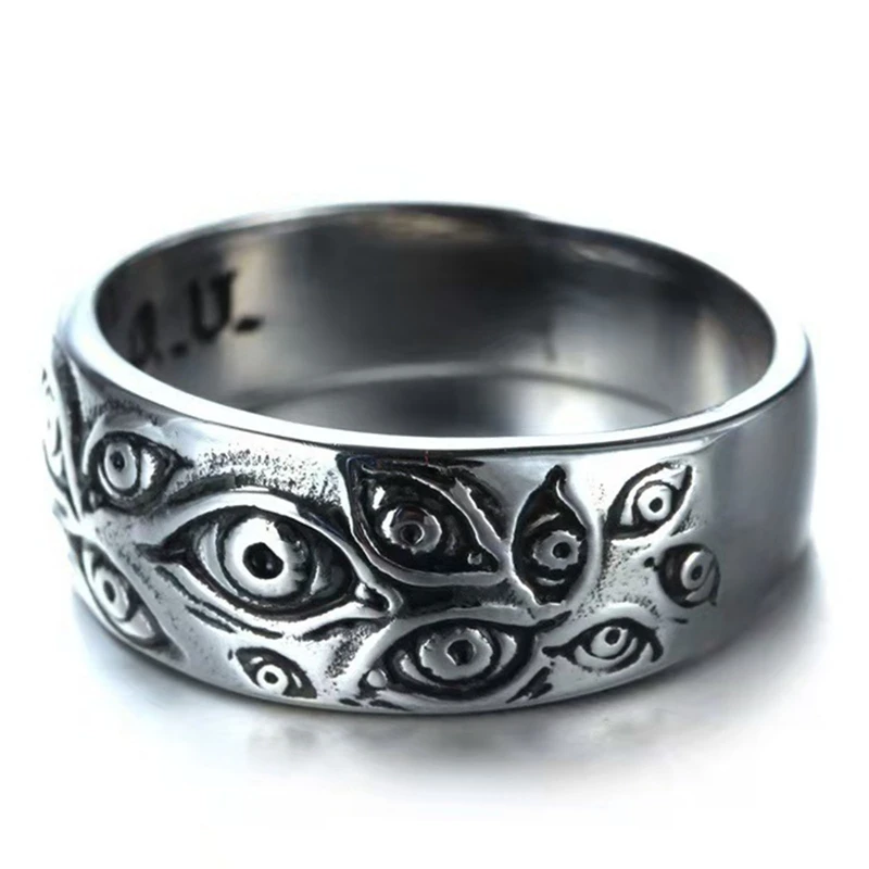 Ретро глаза кольцо для мужчин в стиле панк Вечерние развлечения ювелирные