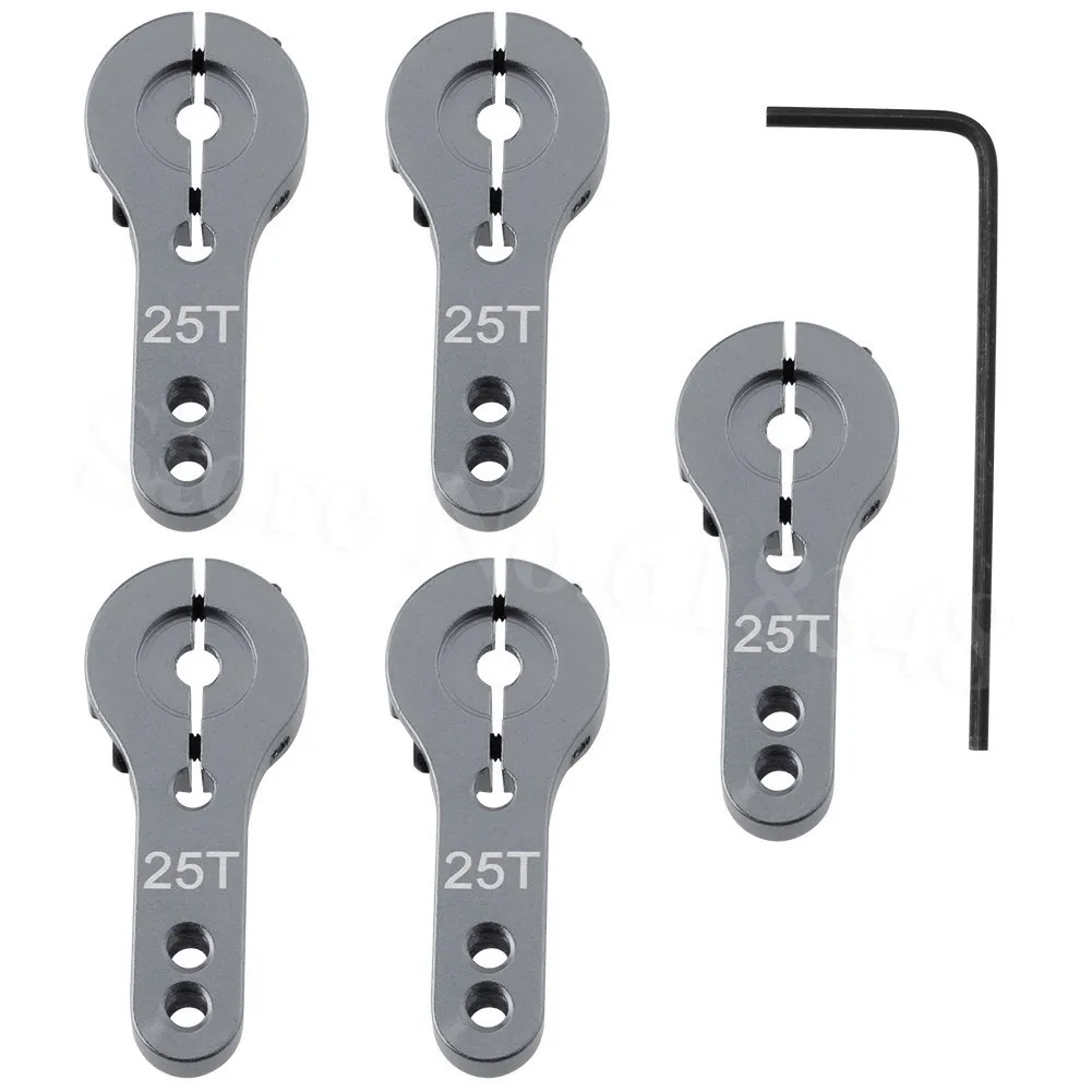 5 шт. сплав с ЧПУ Алюминиевый сервопривод 25 т для высокого крутящего момента