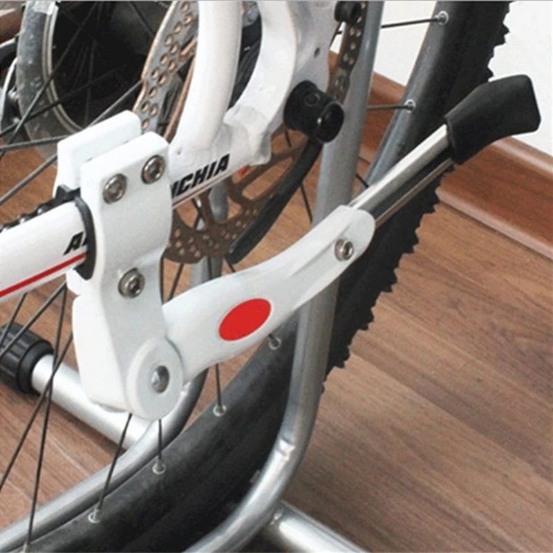 

1Pcs Adjustable MTB Road Bicycle Kickstand Parking Rack Mountain Bike Support Side Kick Stand Foot Brace Black White Accessories