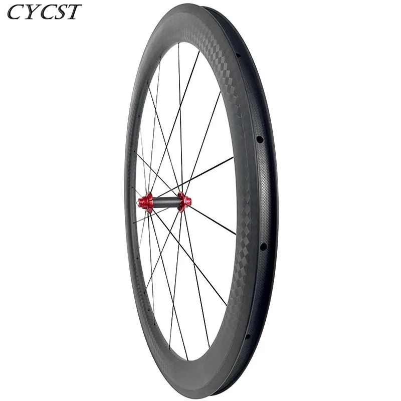 700c clincher 50 мм x 25 Широкий дорожный гоночный велосипед углеродное переднее колесо