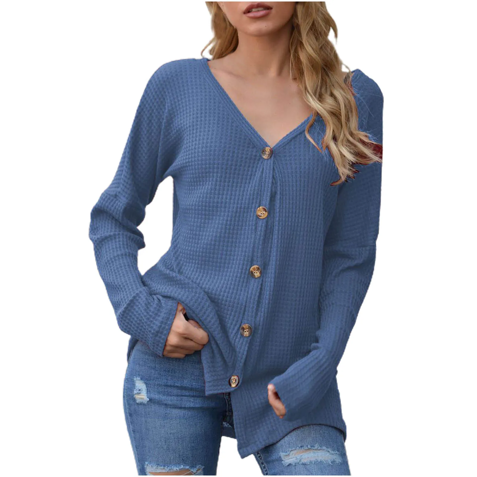 

Women's Autumn And Winter Fashion Solid Long Sleeve Knitted Cardigan Tops Streetwear Women Top Winter Clothes Sudadera