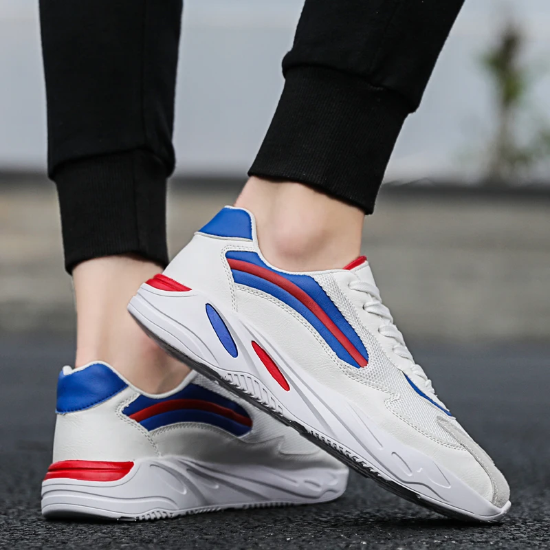 Мужская повседневная обувь Летние дышащие сетчатые кроссовки Брендовая мужская