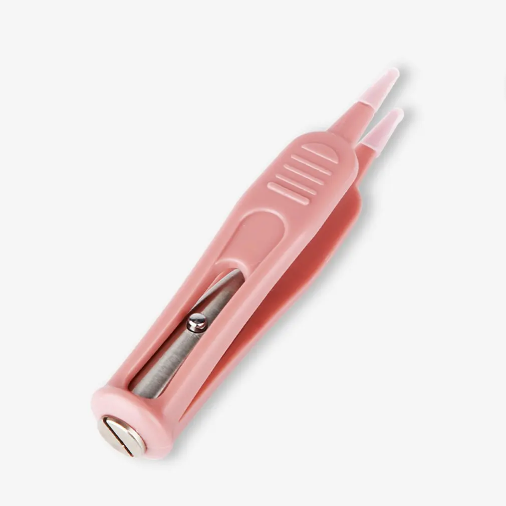 

Пинцет детский пластиковый со светодиодсветильник для ушей, носа и пупка