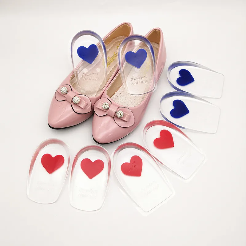 

Silicone Gel Heel Cushion Insoles Support Shoe Pad Relief Foot Pain Soft Inserts Foot Pain Protectors High Heel Insert Men Women