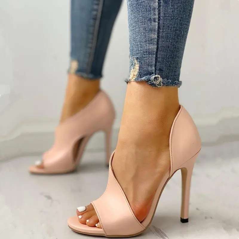 

HOT Women Pumps New Shoes Sexy High Heels Ladies Party Stiletto & Enlargers Female Silver Wedding Snake Print Heels Zapatos