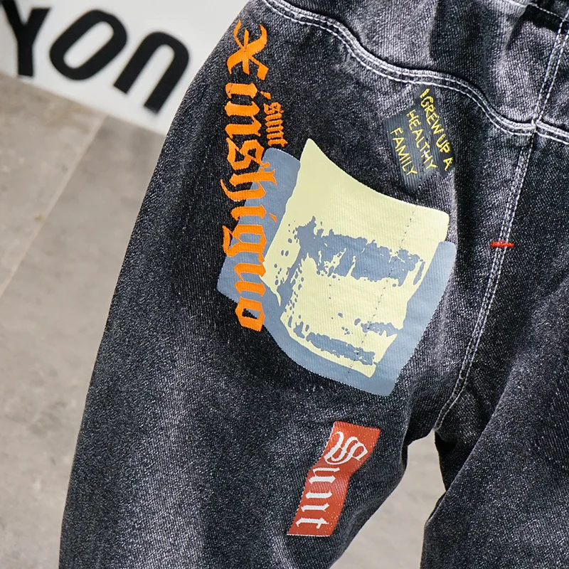 

2020 Kids Boys Jeans Clothes Casual Denim pants Clothing Children Baby Boy Popular Cowboy Long Trousers AS60