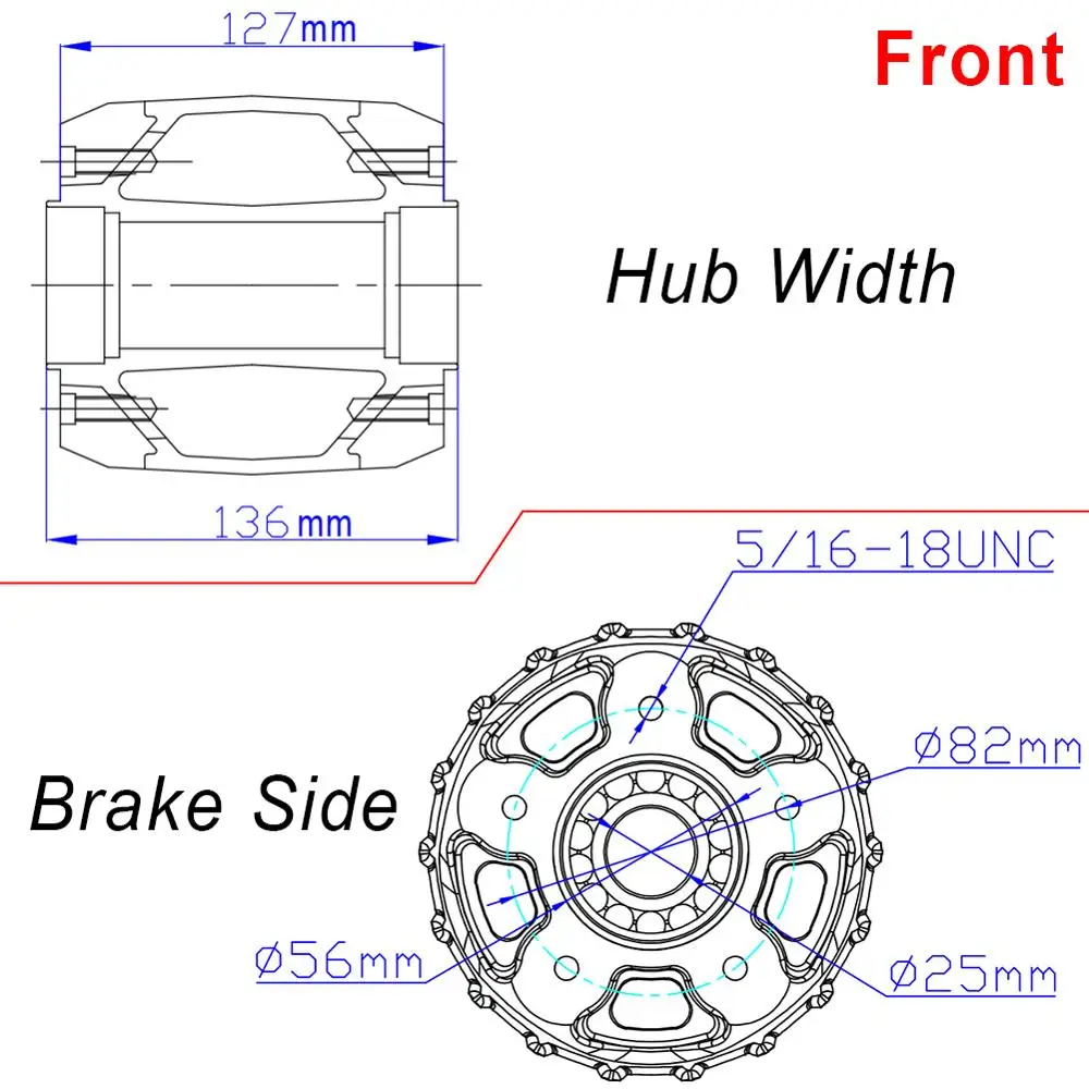 Переднее колесо BIKINGBOY с подшипником 21x2 15 25 мм 36 толстых спиц для Harley Dyna / Softail Touring
