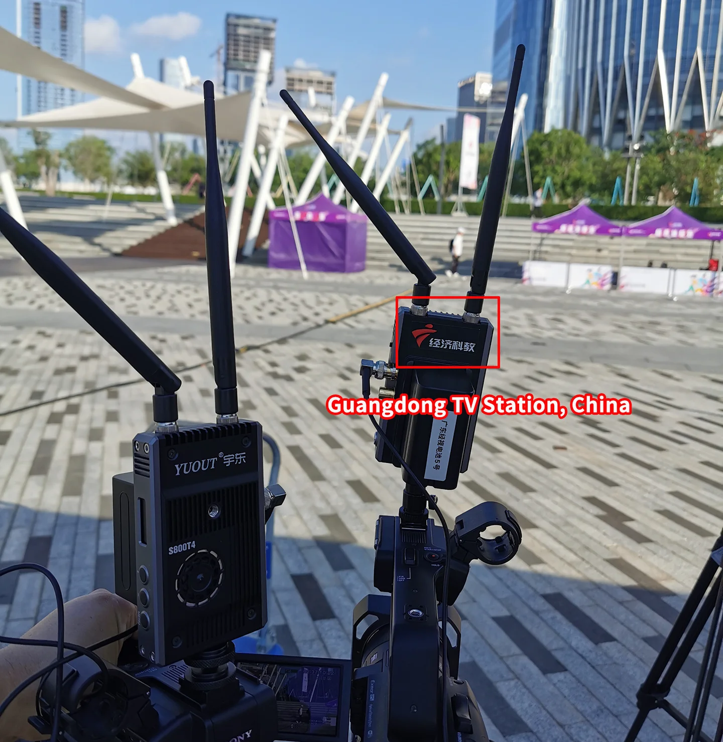 YUOUT S800T4 4TX & 1RX 800M HDMI SDI 1080P фотопередатчик для камеры изображение Беспроводная HD