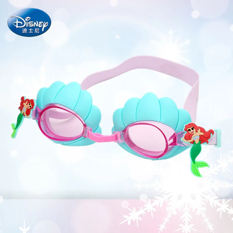 Детские плавательные очки Disney с милыми мультяшными девочками и высокой четкостью изображения, предотвращающие запотевание, водонепроницаемые, с мягкой эластичной силиконовой лентой, для мальчика с Человеком-пауком.