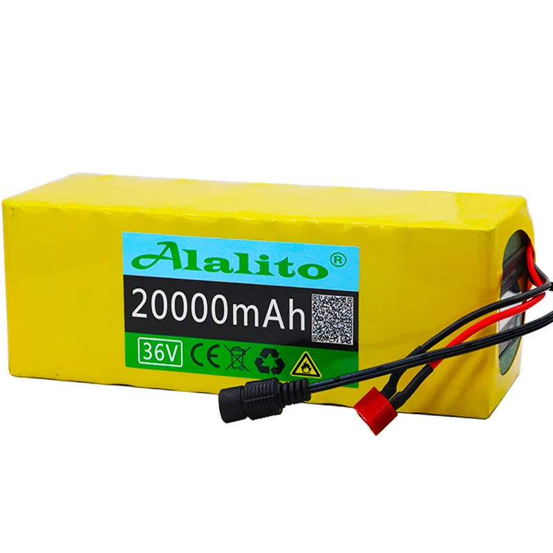 Аккумулятор 10S4P 20Ah батарея высокой мощности 500 Вт 42 в 20000 мАч индикатор емкости Ebike
