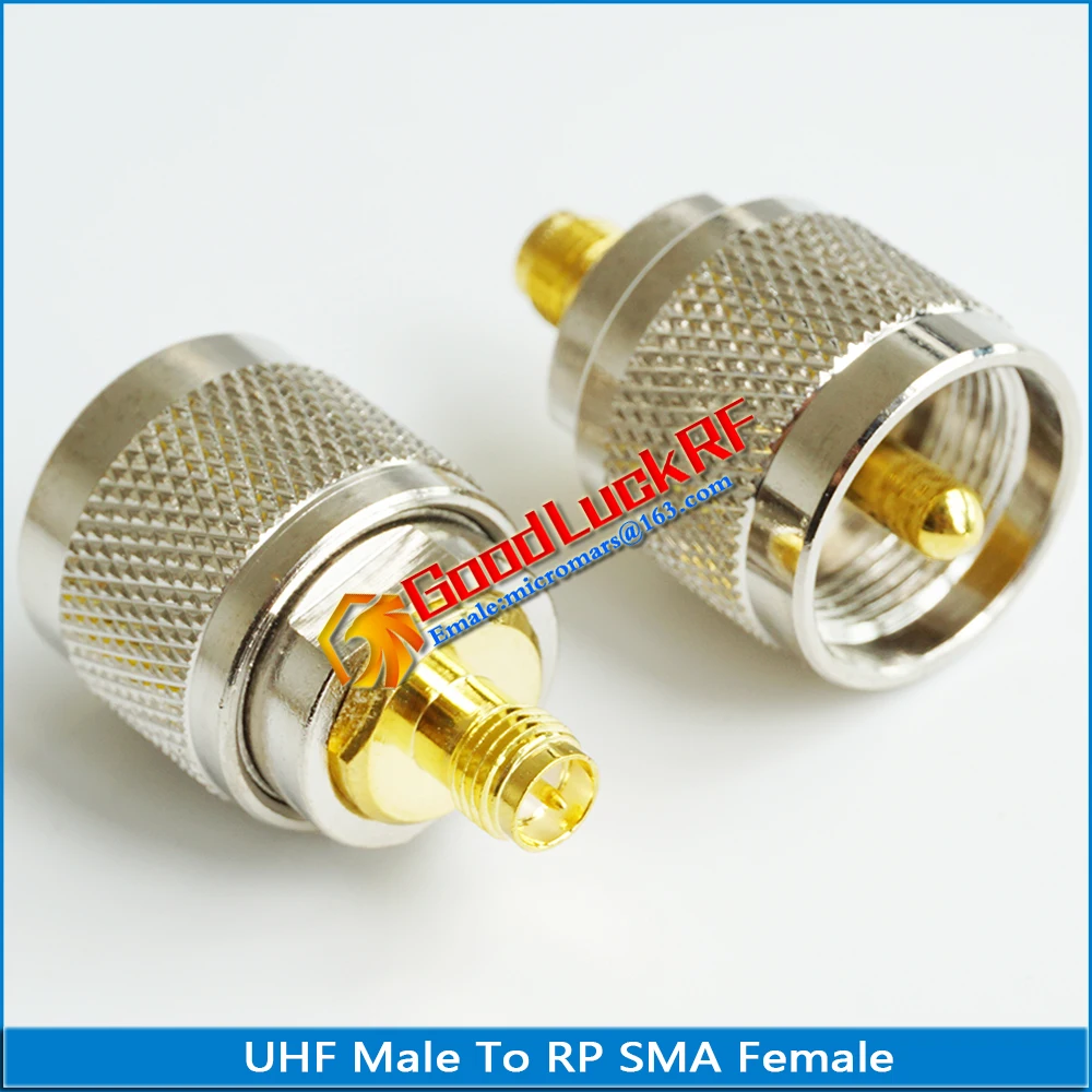 Коннектор UHF PL259 SO239 RP SMA коаксиальный разъем штекер на гнездовой латунные прямые