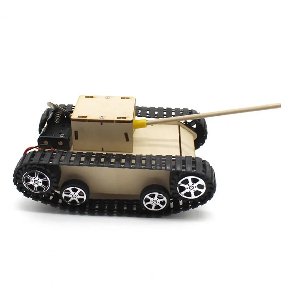 

Tank Stem Toy DIY Educational Wood Science Hand-Made Assemble Tank Model for Kids