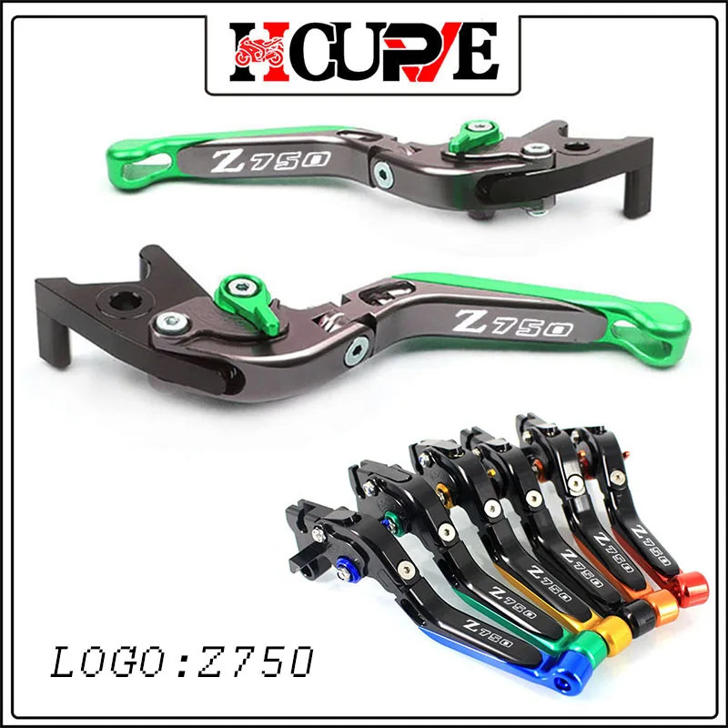 

With logo Z750 For KAWASAKI Z750S Z 750S 2006 2007 2008 Motorcycle CNC Adjustable Folding Extendable Brake Clutch Levers