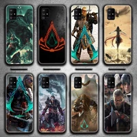 game ass assins creed valhala phone case for samsung galaxy a52 a21s a02s a12 a31 a81 a10 a30 a32 a50 a80 a71 a51 5g