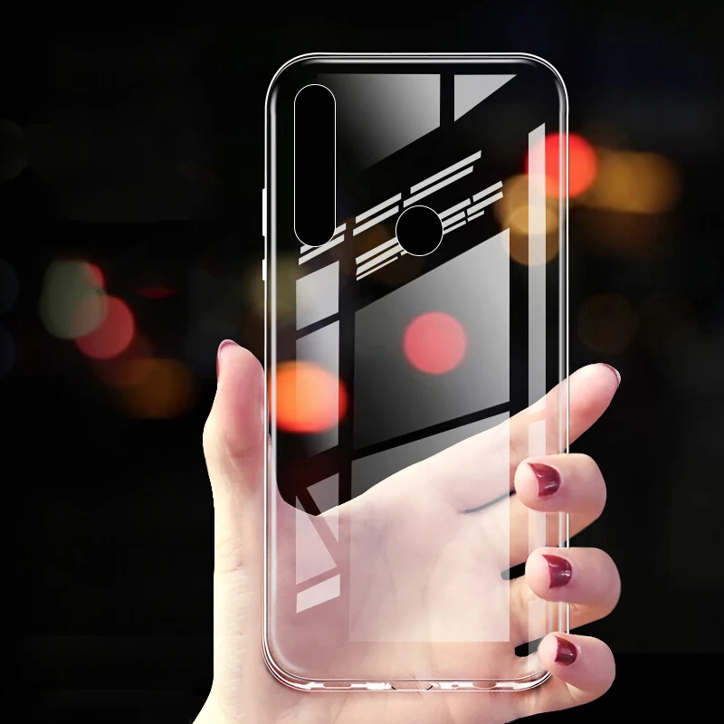 

Soft TPU Case For Huawei Y6P 2020 Transparent Silicone Case For Huawei Y5P 2020 Case HD Ultra Thin Clear Protective Cover Case