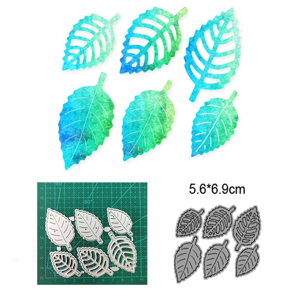 

Metal cutting scrapbook making flower leaf mold for greeting card craft diy art paper cutting new 2021