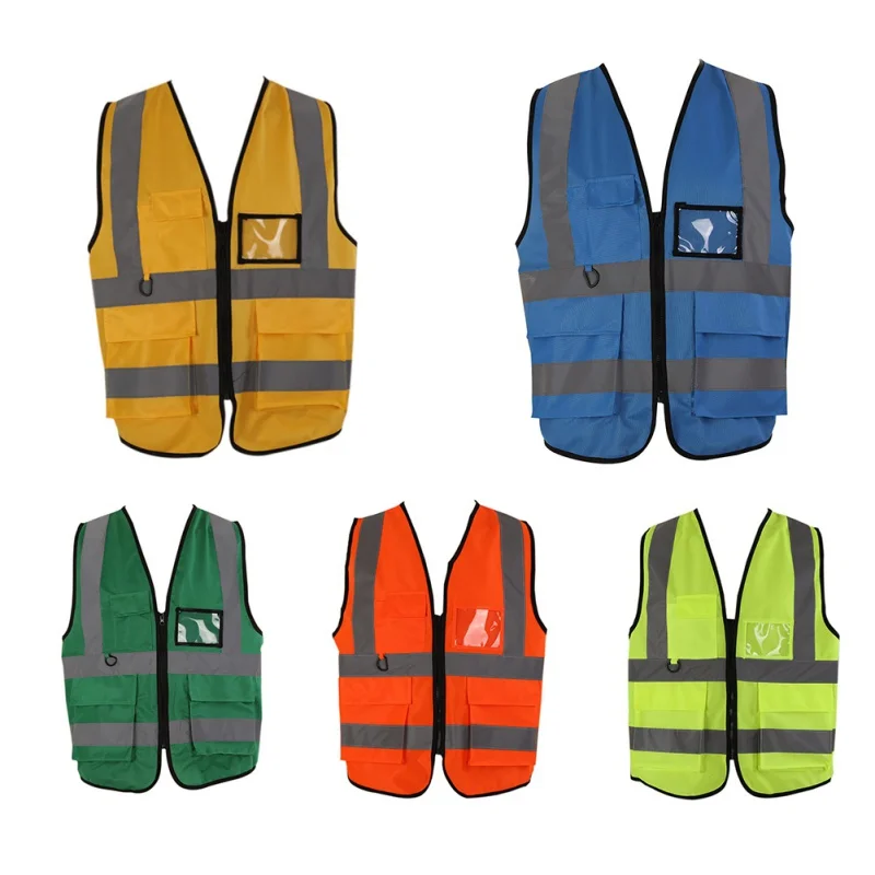 Жилет для бега на открытом воздухе Светоотражающий с высокой видимостью одежда